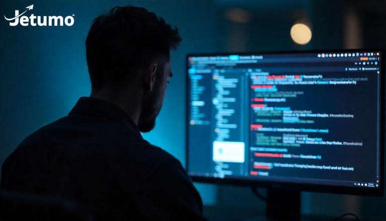 Website Security in Plain English: What Small Business Owners Need to Know 6 Person looking at website code