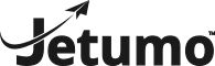 Jetumo logo - tech black